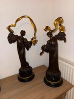 2 bronzen beelden, Antiquités & Art, Enlèvement, Bronze