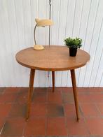Vintage Scandinavische bijzettafel, Ophalen, Gebruikt, Rond