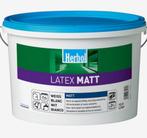 Herbol latex Matt en satin 12,5L wit, Nieuw, Verf, Wit, 10 tot 15 liter