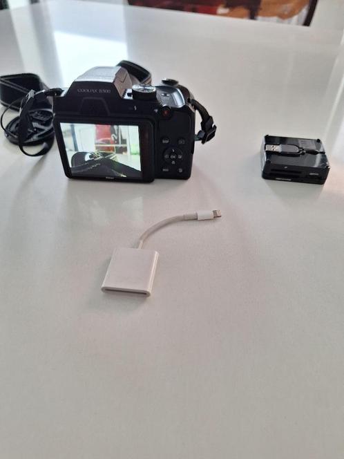 Nikon coolpix b500 met vanguard statief, Audio, Tv en Foto, Fotocamera's Digitaal, Zo goed als nieuw, Compact, Nikon, 8 keer of meer