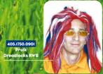 partij rood/wit/blauwe verkleed pruiken - € 1,00 stuk, Ophalen, Nieuw