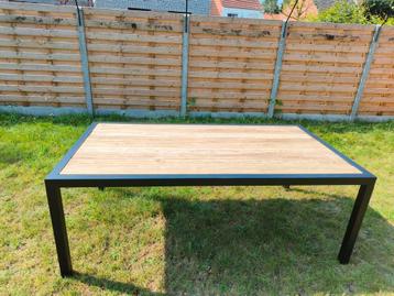 220 x 120 cm  grote tuintafel 