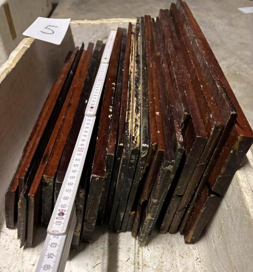 Hardhout strips e .d. - verschillende afmetingen., Antiek en Kunst, Kunst | Beelden en Houtsnijwerken, Ophalen