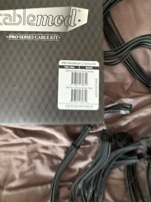 CableMod PRO C-Series Kit RMi,RMx noir, Computers en Software, Overige Computers en Software, Ophalen of Verzenden