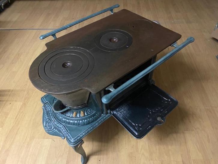 Kachel stoof fornuis, Antiek en Kunst, Curiosa en Brocante, Ophalen