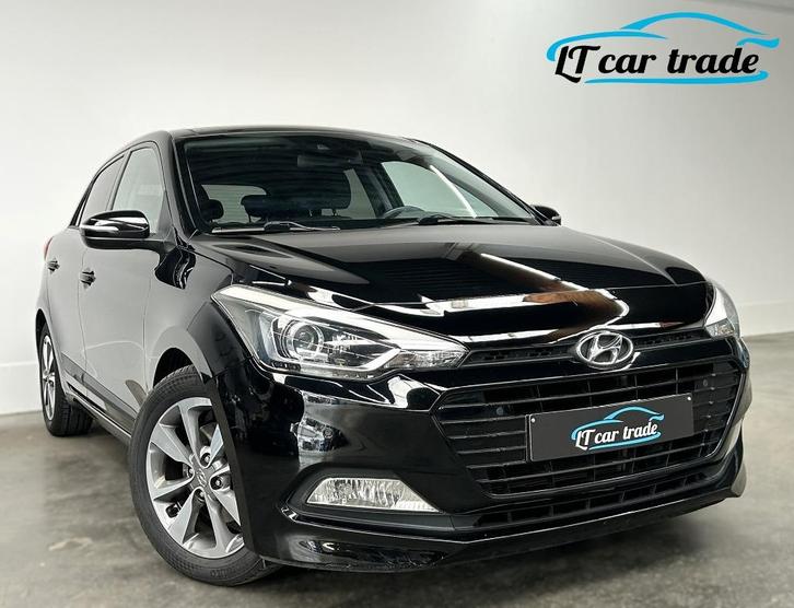 Hyundai i20 blue 1.0 T-GDI Sport * Navigatie * Pano dak, Auto's, Hyundai, Bedrijf, Te koop, i20, ABS, Achteruitrijcamera, Airbags