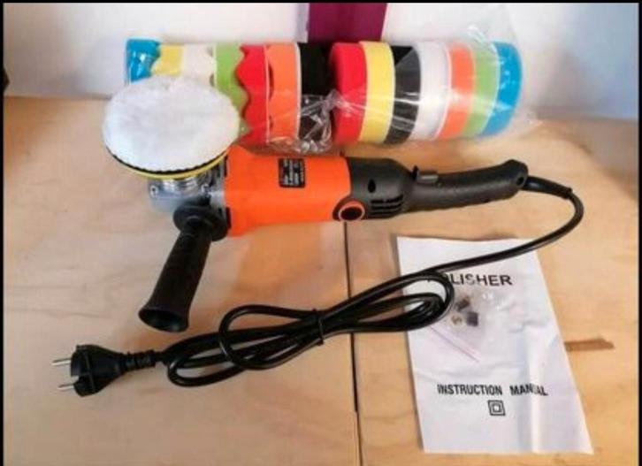 Nieuwe 17 delige poetsmachine set polier machine set, Auto diversen, Onderhoudsmiddelen, Ophalen of Verzenden