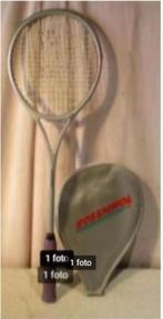 Prima Badmintonracket van Rossignol met beschermhoes, Sport en Fitness, Badminton, Racket(s), Ophalen of Verzenden, Zo goed als nieuw