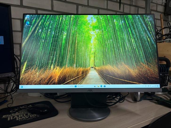 Mini pc Dell inclusief 27 inch monitor, Computers en Software, Desktop Pc's, Zo goed als nieuw, SSD, Ophalen