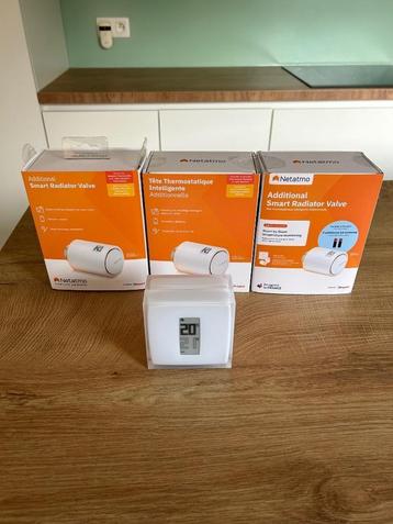 Netatmo thermostat and 3 valves - Netatmo slimme thermostaat