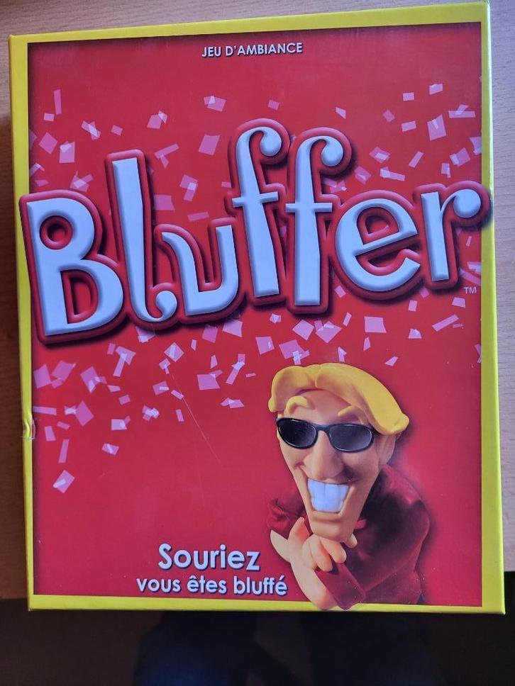 Jeu Bluffer, Hobby en Vrije tijd, Gezelschapsspellen | Bordspellen, Zo goed als nieuw, Drie of vier spelers, Vijf spelers of meer