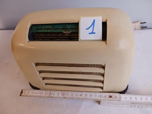 Vintage - Radio à tube en bakélite des années 1950 - KB et N, TV, Hi-fi & Vidéo, Radios, Utilisé, Radio, Enlèvement ou Envoi