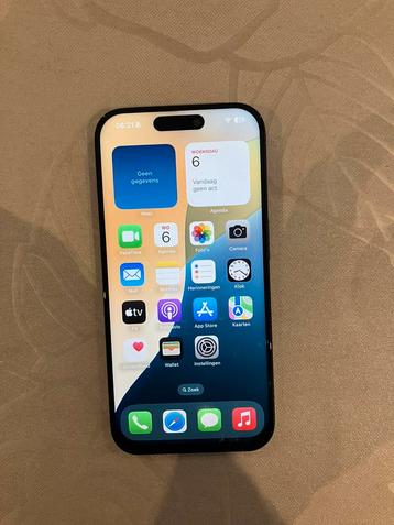 Iphone 15 pro blauw 256gb beschikbaar voor biedingen