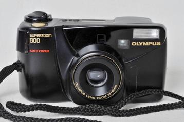 Olympus Super Zoom 800 + hoesje Analoge camera beschikbaar voor biedingen