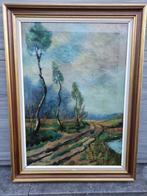 huile sur toile paysage signe louis clesse, Ophalen of Verzenden