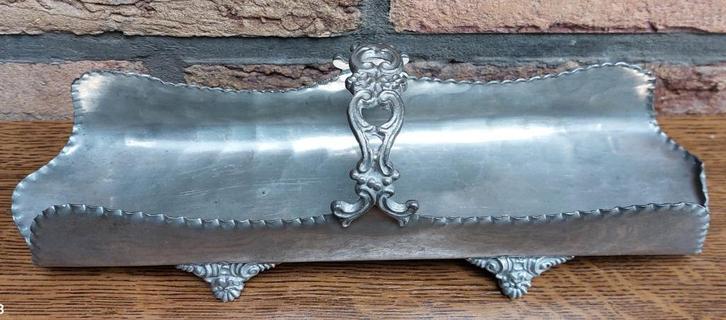 Tinnen mandje - Peltro - 95 % Tin - € 15, Antiek en Kunst, Antiek | Tin, Ophalen of Verzenden