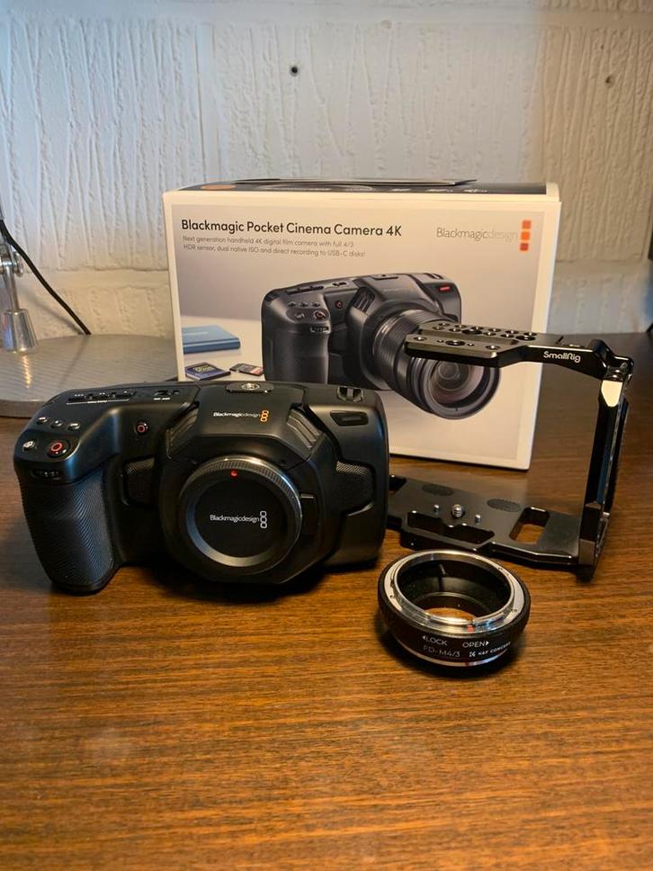 BMPCC4k + toebehoren, Audio, Tv en Foto, Fotocamera's Digitaal, Zo goed als nieuw, Compact, Overige Merken, Geen optische zoom