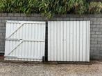 Houten poort tweedelig, Tuin en Terras, Tuinhekken en Hekwerk, Ophalen, Hout