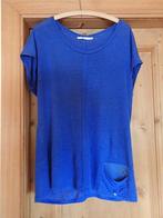 Lang linnen tuniek IKKS in prachtige koningsblauwe kleur, Blauw, Maat 42/44 (L), Ophalen of Verzenden, Zo goed als nieuw