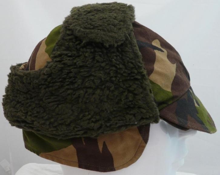 Pet / Muts, Veld, Bontgevoerd, Winter, maat 59, KL, 1990.(5), Verzamelen, Militaria | Algemeen, Landmacht, Kleding of Schoenen