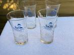 4 verres d'agent de bord Beersel Berg Monopole, Collections, Verres & Petits Verres, Enlèvement ou Envoi