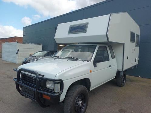 pick up Nissan King Cab D21 avec cellule Bimobil, Auto's, Nissan, Particulier, Navara double cab, 4x4, Diesel, 2 deurs, Handgeschakeld