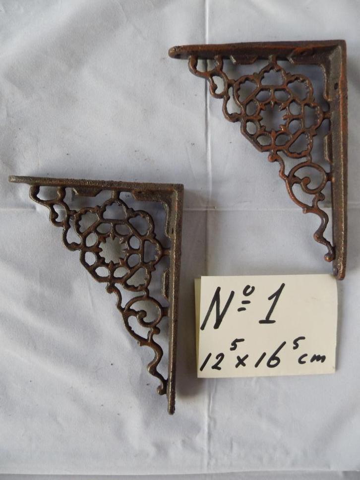 plankdrager plankendragers hoeksteun plankdragers hoeken eck, Antiek en Kunst, Curiosa en Brocante, Ophalen of Verzenden