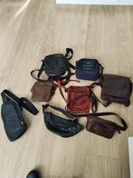 Heup en schoudertas heren, Handtassen en Accessoires, Tassen | Schoudertassen, Ophalen, Zo goed als nieuw, Overige merken, Leer