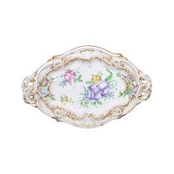 Grand Plat en Faïence Polychrome de Marseille Veuve Perrin, Enlèvement ou Envoi