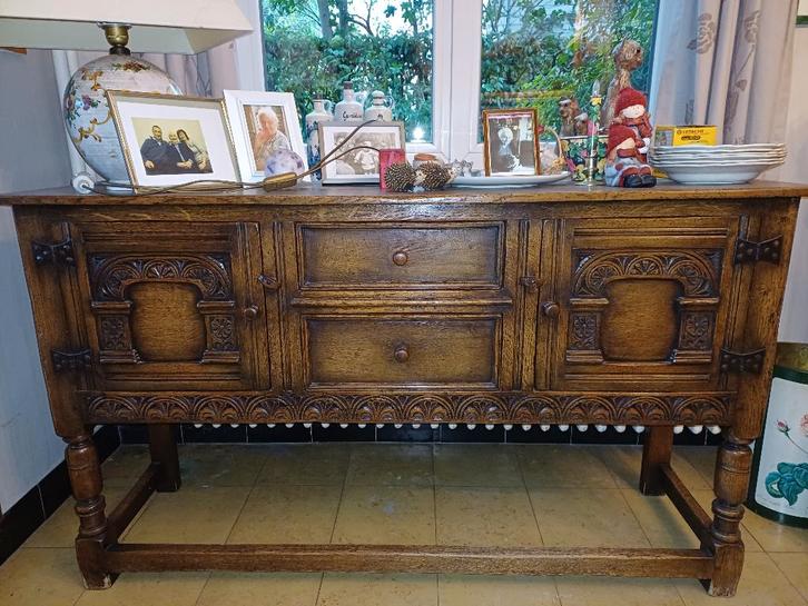 Antieke houten kast, Antiquités & Art, Antiquités | Meubles | Armoires, Enlèvement