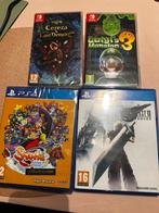 Nintendo switch + PS4 games te koop, Ophalen of Verzenden, Zo goed als nieuw