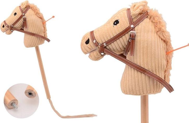 Holly Horse - stokpaard met geluid en halster ca. 80 cm, Hobby en Vrije tijd, Overige Hobby en Vrije tijd, Nieuw, Ophalen of Verzenden