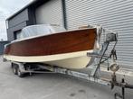 remorque bateau 2 essieux, Watersport en Boten, Boottrailers, Ophalen, Gebruikt, 1500 tot 3000 kg, Sloepentrailer