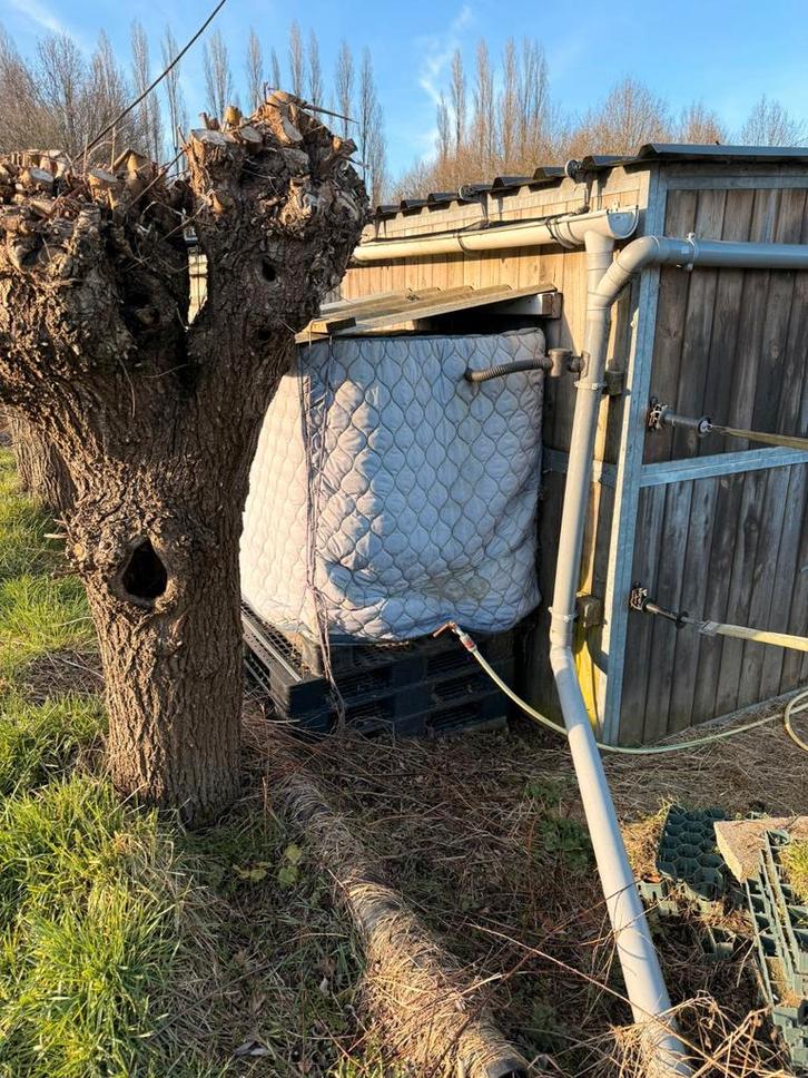 4 IBC's incl cover en bladvangers, Tuin en Terras, Regentonnen, Ophalen