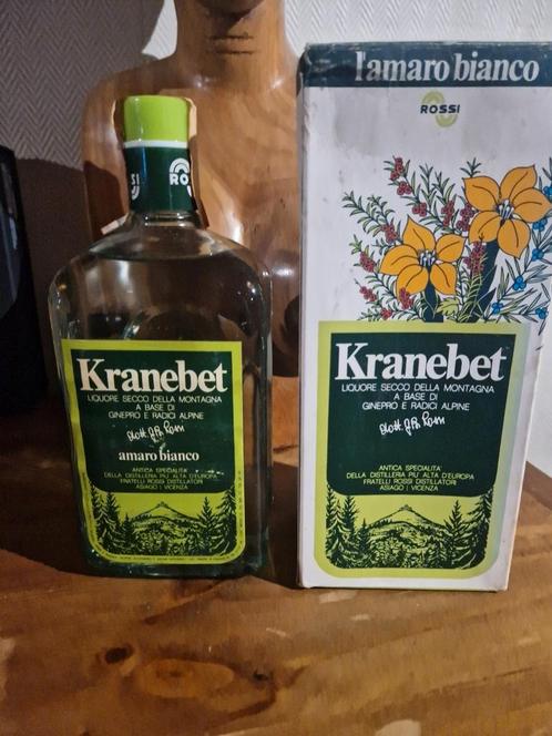 Kranebet Amaro Bianco 1970  20eur, Collections, Vins, Neuf, Enlèvement ou Envoi