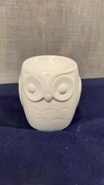 2 uilen beeldjes, 1 houten beeldje en 1 oliebrander uil, Ophalen, Gebruikt