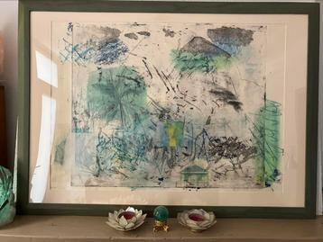 Kunstdruk met extra papier toets Albertine Eylenbosch, Enlèvement