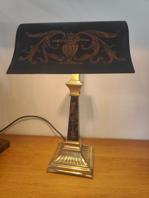 Antieke Bankiers- notarislamp, Antiek en Kunst, Antiek | Verlichting, Ophalen of Verzenden