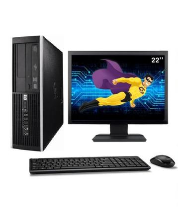 HP Compaq 8200 Elite SFF PC + 22" Philips Monitor beschikbaar voor biedingen