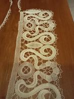 Oude Brugse kant 2panden 4 meter lang 20 cm breed, Antiek en Kunst, Ophalen