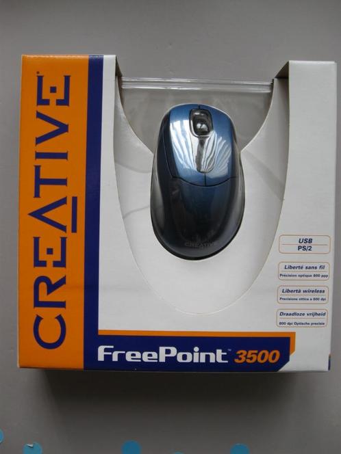 Creative Freepoint Wireless Mouse 3500 3Btn USB – NIEUW, Computers en Software, Muizen, Nieuw, Muis, Draadloos, Ophalen of Verzenden