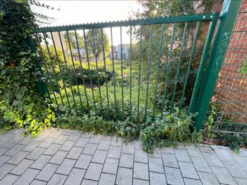grote stevige metalen poort 3m op 1,8m beschikbaar voor biedingen