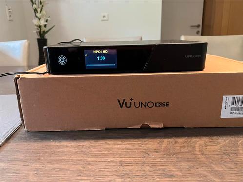 VU+ Uno SE 4K 1x DVB-S2 FBC Twin Tuner E2 Linux, Audio, Tv en Foto, Schotelantennes, Zo goed als nieuw, Ophalen of Verzenden