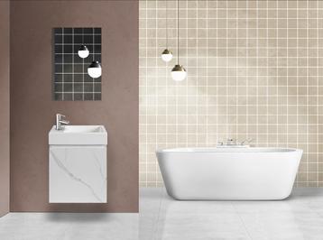 Meuble wc Lave main sous plan + Miroire EN PROMOO, Neuf, Moins de 25 cm, Moins de 100 cm, Meuble lavabo