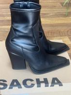 Mooie Lederen laarzen, Kleding | Dames, Schoenen, Zwart, Sasha, Lage of Enkellaarzen, Nieuw