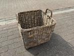 Rieten mand vierkant 50x50x45, Ophalen, Zo goed als nieuw, Vierkant, Mand