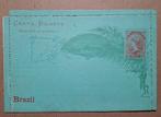 1890 carte postale Brazil ! 80 Reis, Envoi