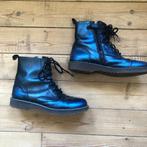 Dr. Martens - Ankle Boots - metaalblauw (38), Gebruikt, Jongen of Meisje, Ophalen of Verzenden, Laarzen