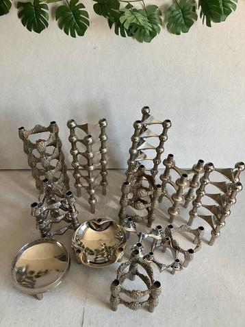 Vintage kandelaren West Duitsland Stoff Nagel BMF beschikbaar voor biedingen