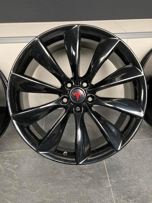 21” originele Tesla Model S ‘Turbine’ velgen 5x120 breedset, Auto-onderdelen, Overige Auto-onderdelen, Amerikaanse onderdelen